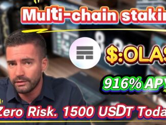 No-Risk Mining Guide: Earn 915.71% Annual Yield with OLAS Staking!