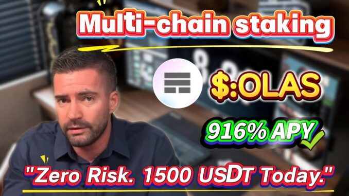 No-Risk Mining Guide: Earn 915.71% Annual Yield with OLAS Staking!