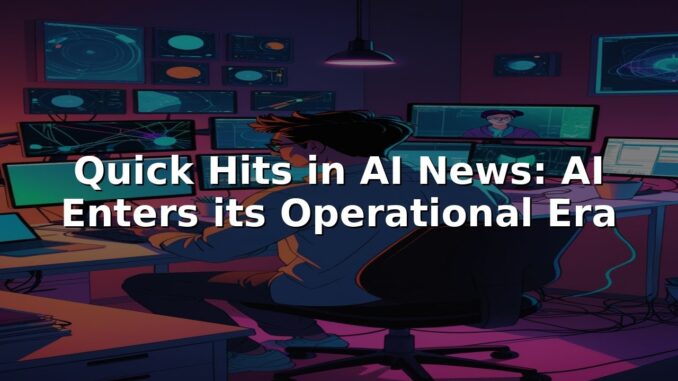 Quick Hits in AI News: AI Enters its Operational Era #Shorts