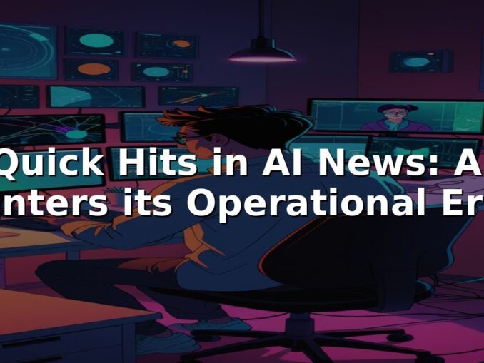 Quick Hits in AI News: AI Enters its Operational Era #Shorts