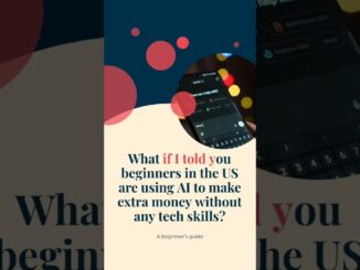 The Easiest AI Side Hustle for Beginners in America 🇺🇸