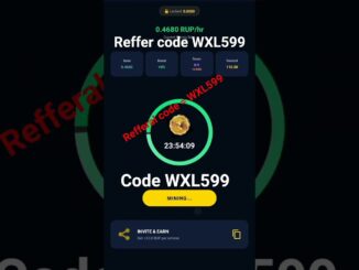 rupey mining / code WXL599 / India rupey mining #crypto #mining #🫂WXL599