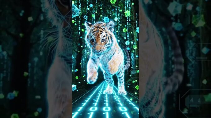 "AI Guides a Tiger Cub’s Journey in the Wild"