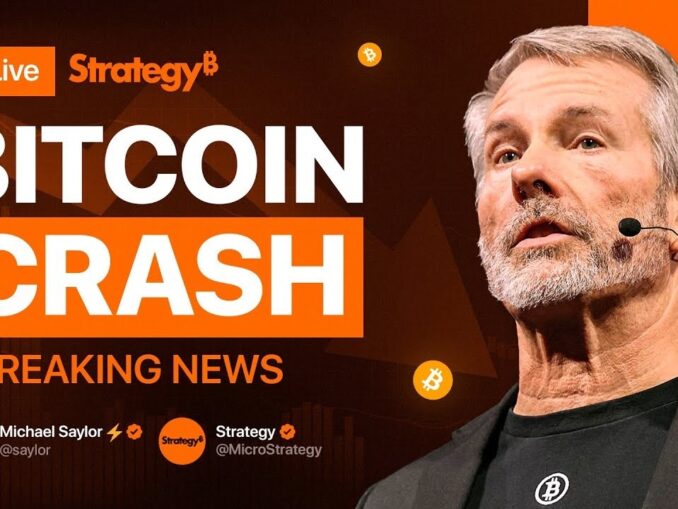 BITCOIN CRASH: Michael Saylor on MSTR Stock Drop – BTC Price Prediction