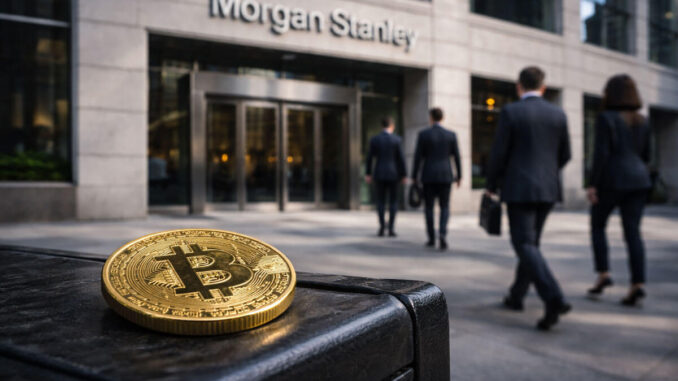 Morgan Stanley’s new Bitcoin ETF buys 430 BTC on debut, raising pressure on BlackRock’s IBIT
