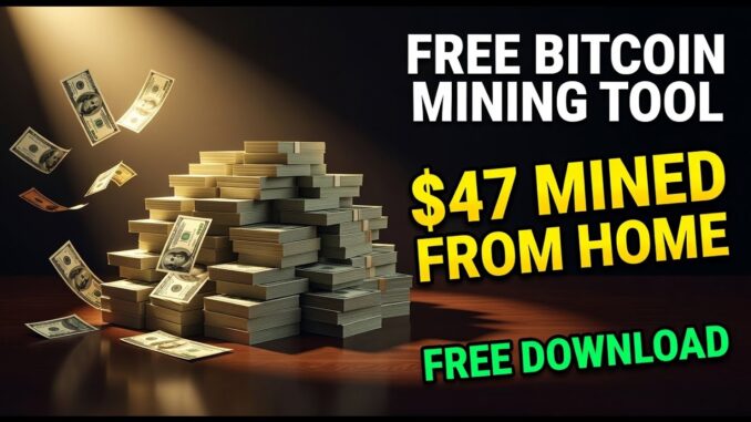 Discovered Free Bitcoin Mining Software for 2026: No GPU Needed!