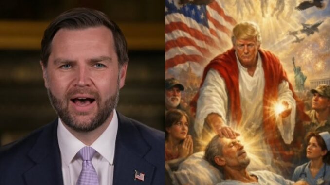 Vance defends Trump’s AI post as ‘just a joke’