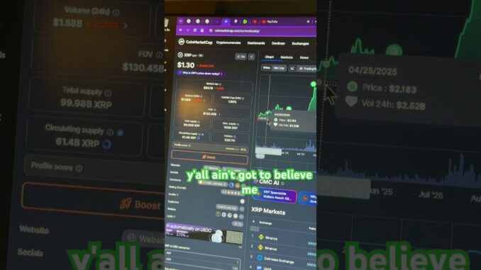 Xrp price prediction crypto news! #fyp