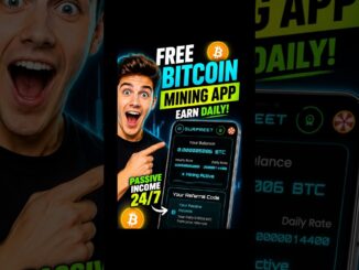 24/7 Bitcoin Mining on Mobile 📱 Legit Crypto Earnings #shorts #bitcoin