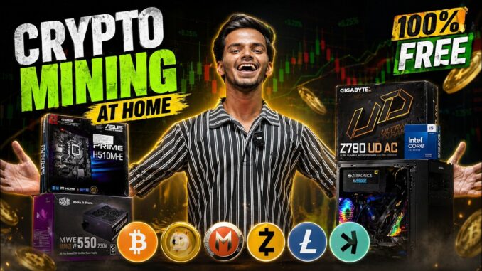 🪙Crypto Mining Kaise Kare? 📈 Beginner to Pro Guide 💻 (PC/Laptop)