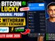 Free Bitcoin Mining App 2026 | BitcoinLucky BTC Withdrawal to Bitget Exchange