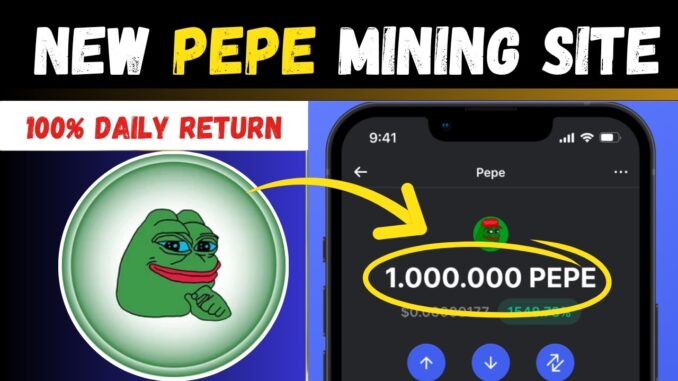 Free Pepe Mining Website 2026 🤑 | Crypto Cloud Mining | Crypto Mining Platform