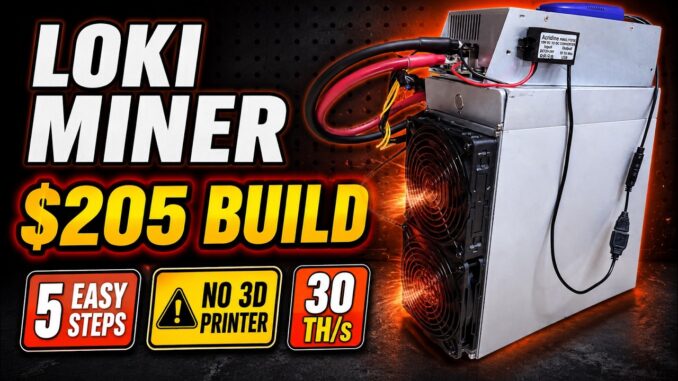 I Built a 30 TH/s Loki Miner for $205 | Full Build Guide