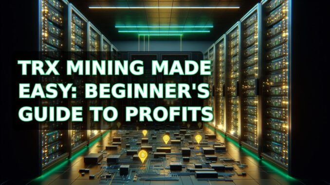 Trx Mining Made Easy: Beginner's Guide to Profits
