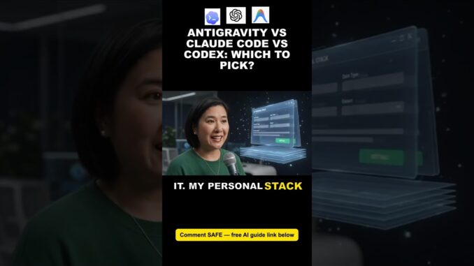 Antigravity vs Claude Code vs Codex: Which Should YOU Pick?