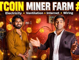 BITCOIN MINER FARM#6 | Generating ₹42k🔥| Full Setup Guide—Electricity, Ventilation, Wiring, Internet