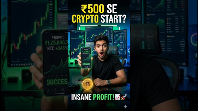👉 😱 Kya ₹500 Se Crypto Mein Paisa Ban Sakta Hai? #crypto #bitcoin #shorts