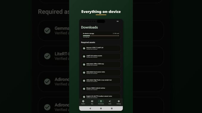 Private, offline GPS audio tour guide with on-device AI storytelling.
