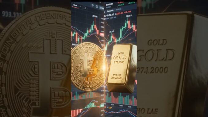 💰 If You Had $1,000... Bitcoin or Gold? 🤔 #Shorts