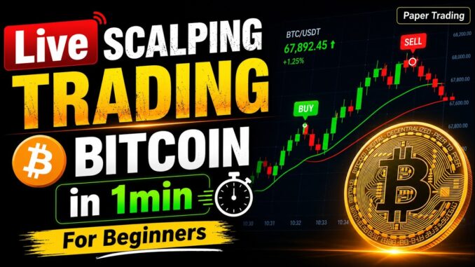 Live Scalping Trading || BITCOIN in 1min || For Beginners