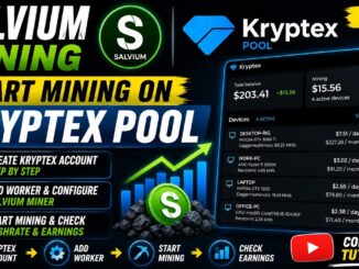 PART-2 | Salvium CPU Mining on Kryptex Pool | Complete Setup Guide (Windows)