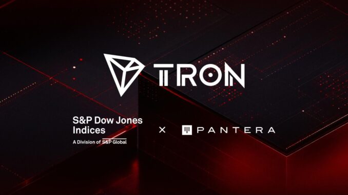TRON Included in S&P Pantera Digital Asset Index as Institutional Benchmarking Expands to Blockchain Networks