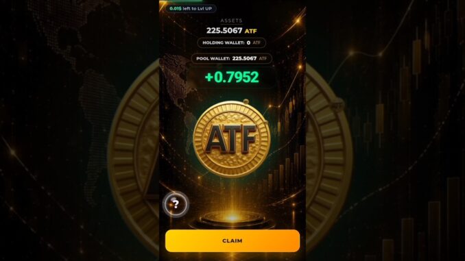 ATF Token Mining & Withdrawal | Earn Free Crypto🚀#ATFToken #CryptoMining#TapToEarn #airdroptop#viral