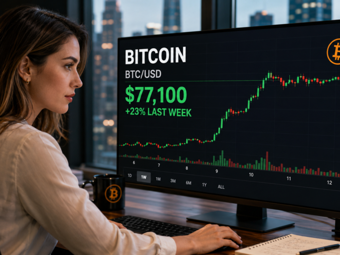 BTC consolidates near $77,000 as traders take $1.72B in profits
