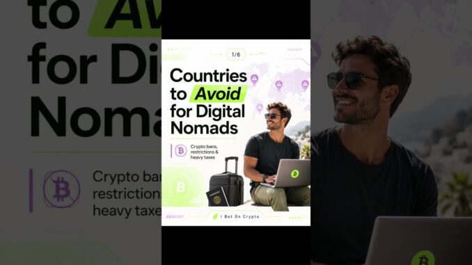 Countries Where Crypto Is Banned in 2026: Restrictions & Taxes #digitalnomad