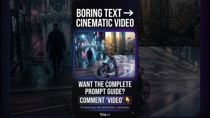 Generate Hollywood-Level AI Videos in Seconds (Full Guide) #trix #graphicdesign