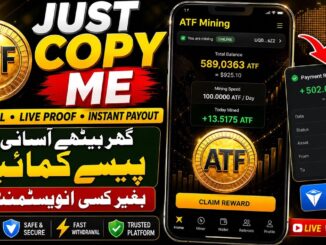 Ghar Baithe Paise Kaise Kamayein? 💰 ATF Mining Se Free Earning | ATF Token Withdrawal 2026