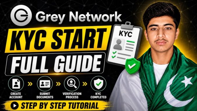 Grey Network KYC Start 🔥 Full Guide | VeryChat Mining App Update