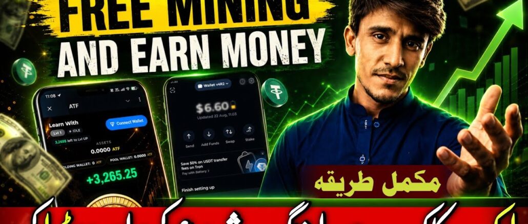 New Free Mining App | ATF Mining on Telegram | Start Mining & Withdraw