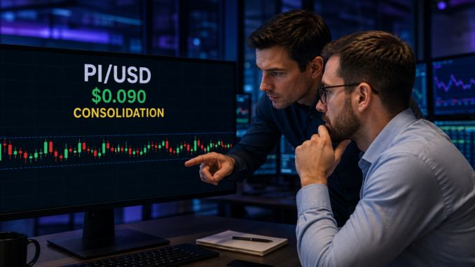 Pi holds above $0.085 support as crypto market recovery loses momentum