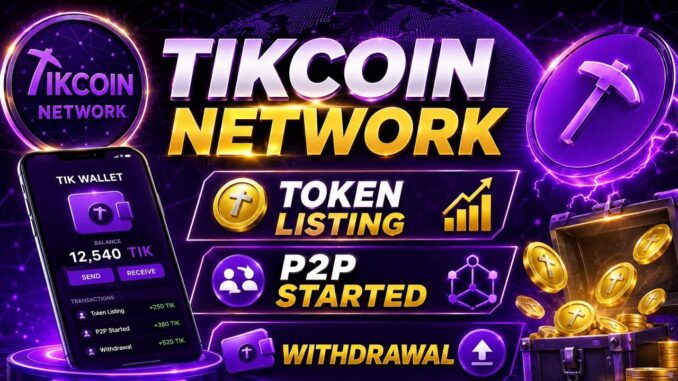 Tikcoin Token Listing Date | TikWallet P2P | Tikcoin Mining Network Real or Fake? | Tikcoin Mining