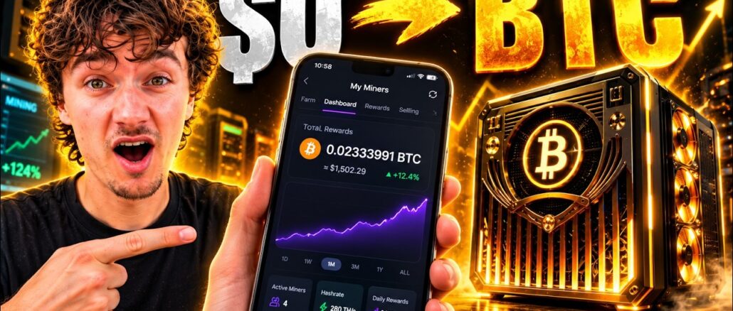 2026 में सिर्फ अपने फोन से Bitcoin Mining शुरू करें!