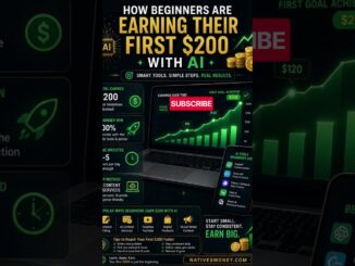 How Beginners Earn Their First $200 With AI 🤑