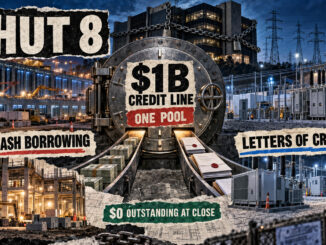 Hut 8 locks in $1B credit line, but faces 40% liquidity rules