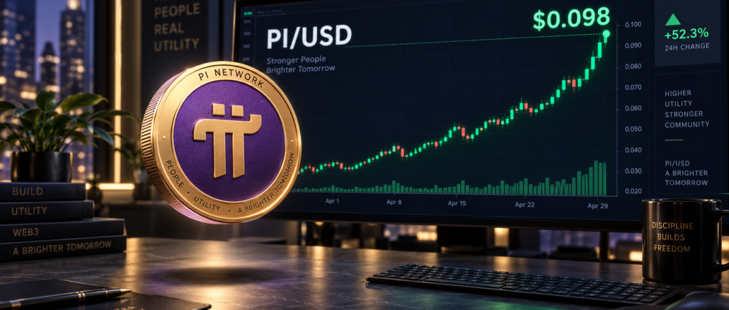 Pi recovers above $0.098 as developer push supports utility