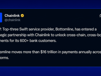SWIFT Services Provider Taps Chainlink to Bring 600 Banks Onchain