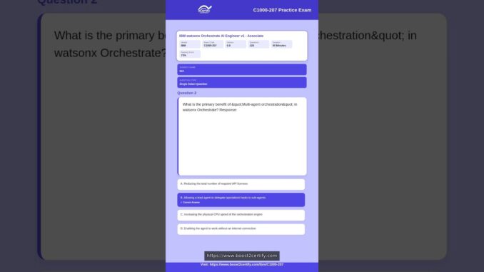 watsonx Orchestrate AI Engineering Certification Guide