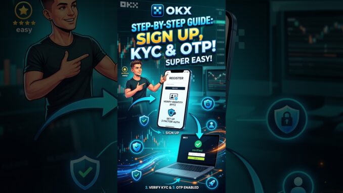 OKX  Crypto Exchange Sign-Up Made Easy: Anyone Can Do It, Get Started Today! KYC, google OTP
